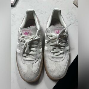 IVORY/PINK LIMITED EDITION “VALENTINES DAY” SAMBAE ADIDAS SHOES